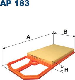 Filtron AP183 - Gaisa filtrs www.autospares.lv