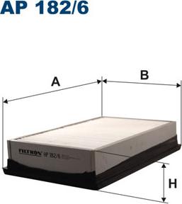Filtron AP182/6 - Gaisa filtrs www.autospares.lv
