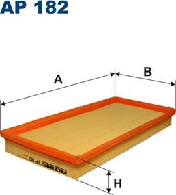 Filtron AP182 - Gaisa filtrs www.autospares.lv