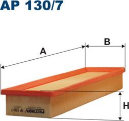 Filtron AP130/7 - Gaisa filtrs autospares.lv