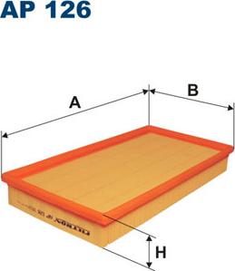 Filtron AP126 - Gaisa filtrs www.autospares.lv