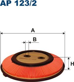 Filtron AP123/2 - Gaisa filtrs www.autospares.lv