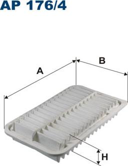 Filtron AP176/4 - Gaisa filtrs www.autospares.lv