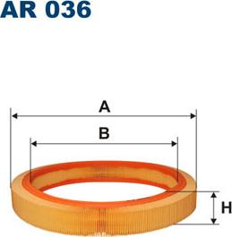 Filtron AR036 - Gaisa filtrs www.autospares.lv