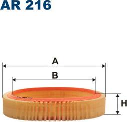 Filtron AR216 - Gaisa filtrs www.autospares.lv