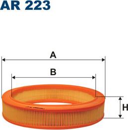 Filtron AR223 - Gaisa filtrs autospares.lv