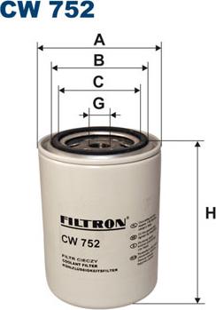 Filtron CW752 - Dzesēšanas šķidruma filtrs www.autospares.lv