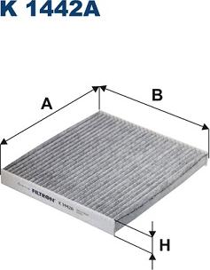 Filtron K 1442A - Filtrs, Salona telpas gaiss www.autospares.lv