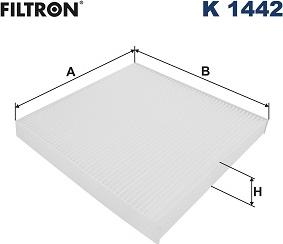 Filtron K 1442 - Filtrs, Salona telpas gaiss www.autospares.lv