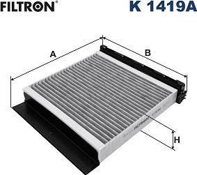 Filtron K 1419A - Filtrs, Salona telpas gaiss www.autospares.lv