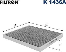 Filtron K 1436A - Filtrs, Salona telpas gaiss www.autospares.lv