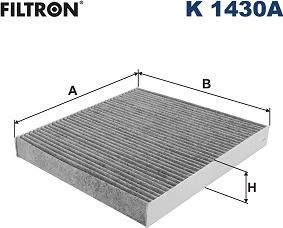 Filtron K 1430A - Filtrs, Salona telpas gaiss www.autospares.lv