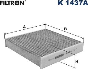 Filtron K 1437A - Filtrs, Salona telpas gaiss autospares.lv