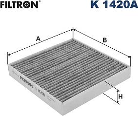 Filtron K 1420A - Filtrs, Salona telpas gaiss www.autospares.lv