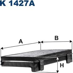 Filtron K 1427A - Filtrs, Salona telpas gaiss www.autospares.lv