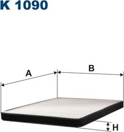 Filtron K1090 - Filtrs, Salona telpas gaiss www.autospares.lv