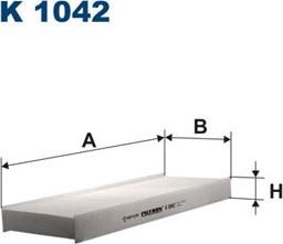 Filtron K1042 - Filtrs, Salona telpas gaiss www.autospares.lv