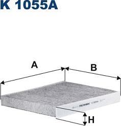 Filtron K 1055A - Filtrs, Salona telpas gaiss www.autospares.lv