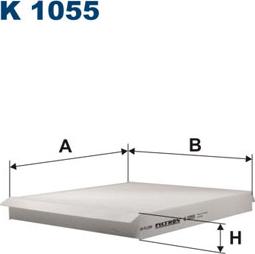 Filtron K1055 - Filtrs, Salona telpas gaiss www.autospares.lv