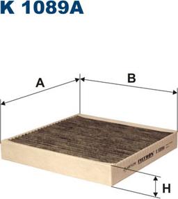 Filtron K1089A - Filtrs, Salona telpas gaiss autospares.lv