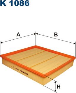 Filtron K1086 - Filtrs, Salona telpas gaiss autospares.lv
