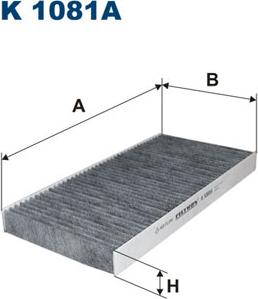 Filtron K1081A - Filter, interior air www.autospares.lv