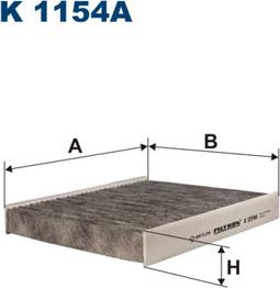 Filtron K1154A - Filter, interior air www.autospares.lv