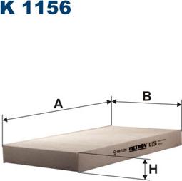 Filtron K1156 - Filtrs, Salona telpas gaiss www.autospares.lv