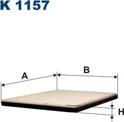 Filtron K1157 - Filtrs, Salona telpas gaiss www.autospares.lv