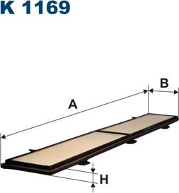 Filtron K1169 - Filtrs, Salona telpas gaiss www.autospares.lv