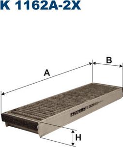 Filtron K1162A-2x - Filter, interior air www.autospares.lv