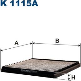 Filtron K1115A - Filtrs, Salona telpas gaiss www.autospares.lv