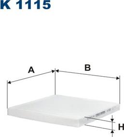 Filtron K1115 - Filtrs, Salona telpas gaiss www.autospares.lv