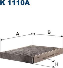 Filtron K1110A - Filtrs, Salona telpas gaiss autospares.lv