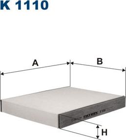 Filtron K1110 - Filtrs, Salona telpas gaiss www.autospares.lv