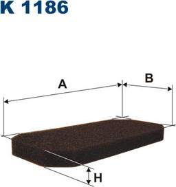 Filtron K1186 - Filtrs, Salona telpas gaiss www.autospares.lv