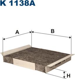 Filtron K1138A - Filtrs, Salona telpas gaiss www.autospares.lv