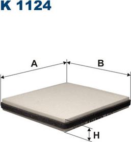 Filtron K1124 - Filtrs, Salona telpas gaiss autospares.lv