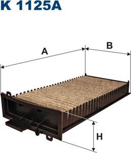 Filtron K1125A - Filtrs, Salona telpas gaiss autospares.lv