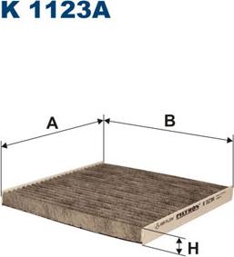 Filtron K1123A - Filtrs, Salona telpas gaiss www.autospares.lv