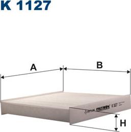 Filtron K1127 - Filtrs, Salona telpas gaiss autospares.lv