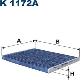 Filtron K1172A - Filtrs, Salona telpas gaiss autospares.lv