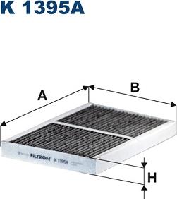 Filtron K1395A - Filtrs, Salona telpas gaiss www.autospares.lv