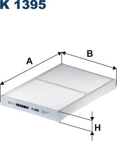 Filtron K1395 - Filtrs, Salona telpas gaiss www.autospares.lv