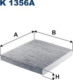 Filtron K 1356A - Filtrs, Salona telpas gaiss autospares.lv