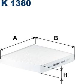 Filtron K1380 - Filtrs, Salona telpas gaiss www.autospares.lv