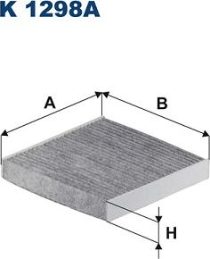 Filtron K 1298A - Filtrs, Salona telpas gaiss www.autospares.lv