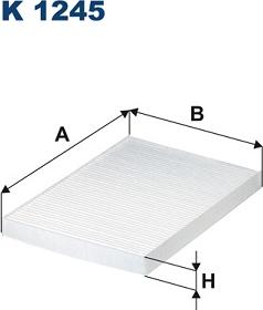 Filtron K1245 - Filtrs, Salona telpas gaiss www.autospares.lv