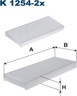 Filtron K1254-2x - Filtrs, Salona telpas gaiss www.autospares.lv