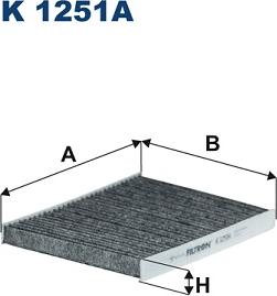 Filtron K1251A - Filtrs, Salona telpas gaiss www.autospares.lv